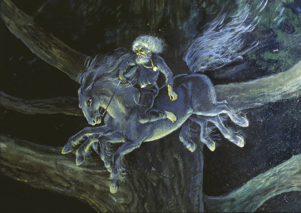 Oden på sin häst Sleipner