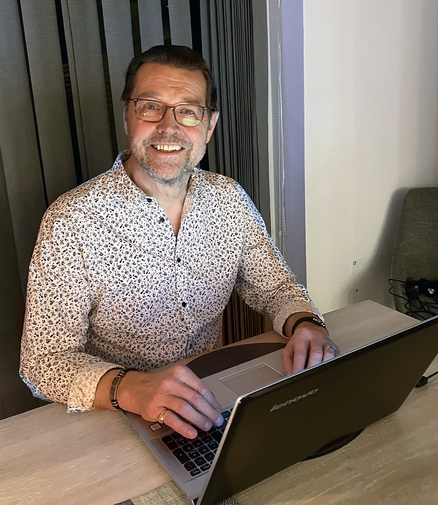 Potrrätt av den finskfödde bastuentusiasten Kari Rantonen