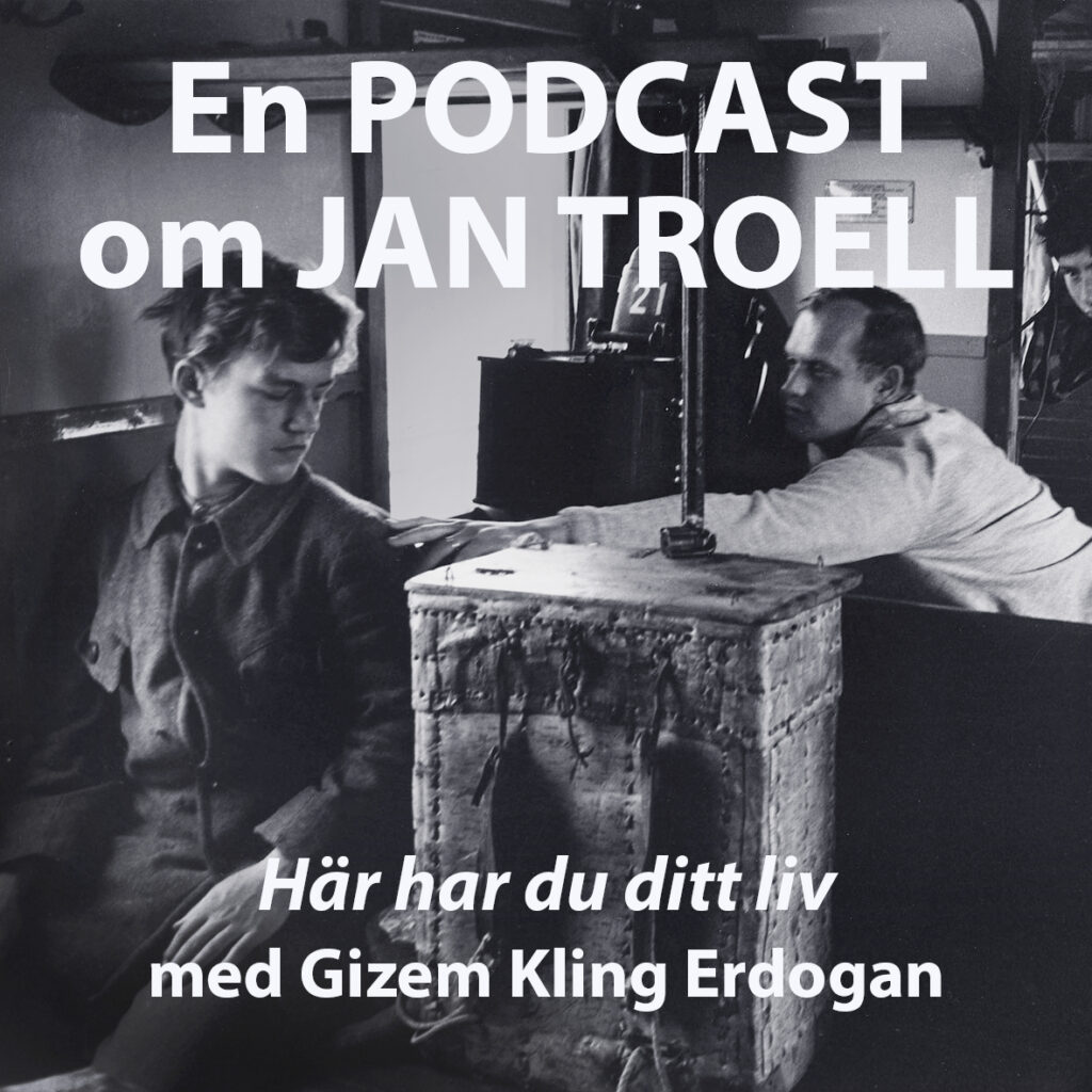 Bild från filminspelningen med Jan Troell och skådespelaren Eddie Axberg.
